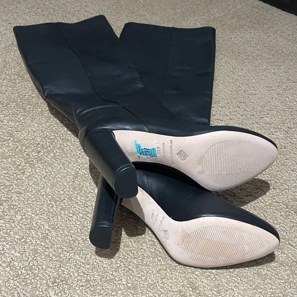 Antonio Melani Black Tall Boots, NWOT, 6.5 - Picture 3 of 5